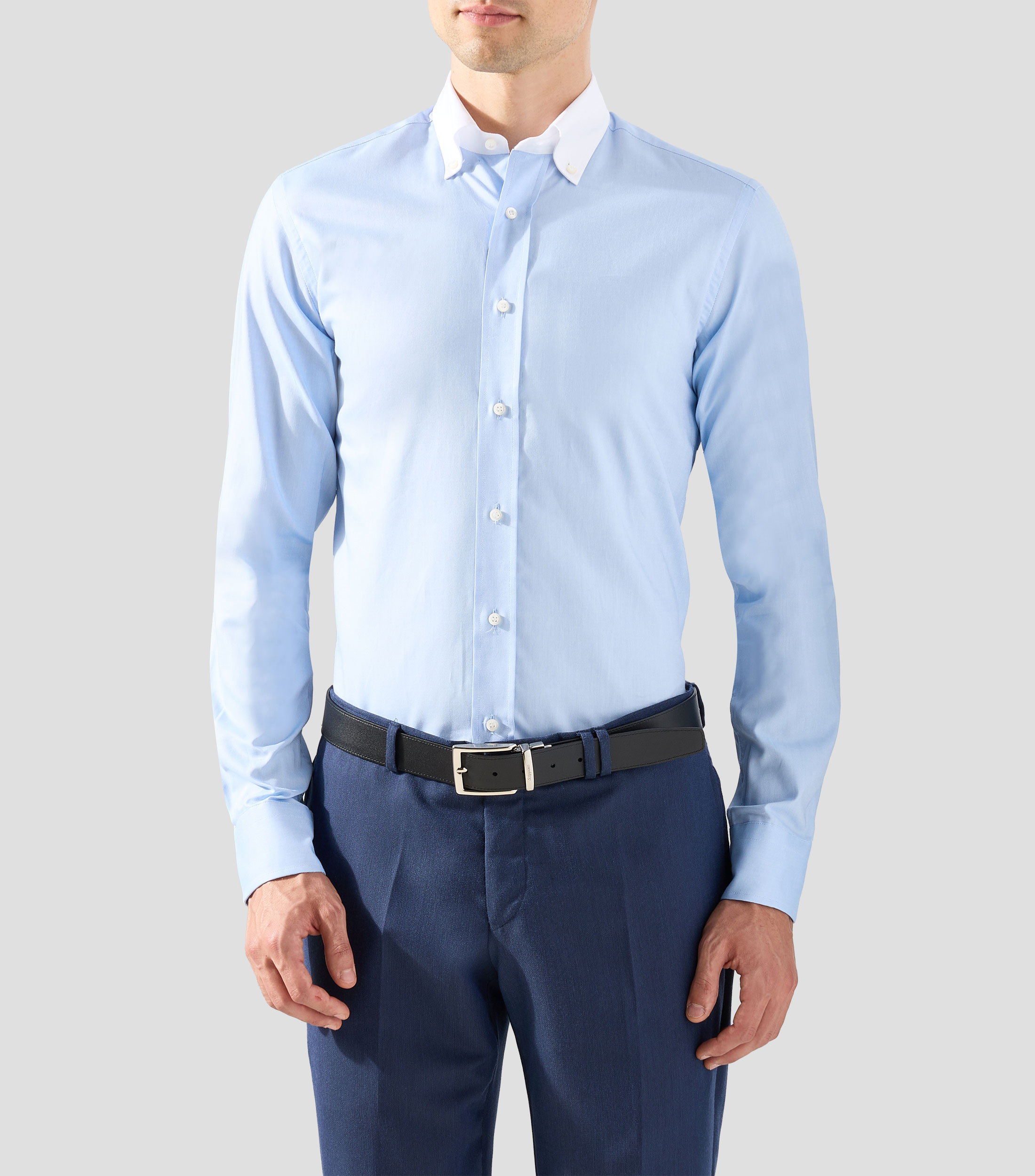 Camisa de Vestir microdiseño manga larga Hombre